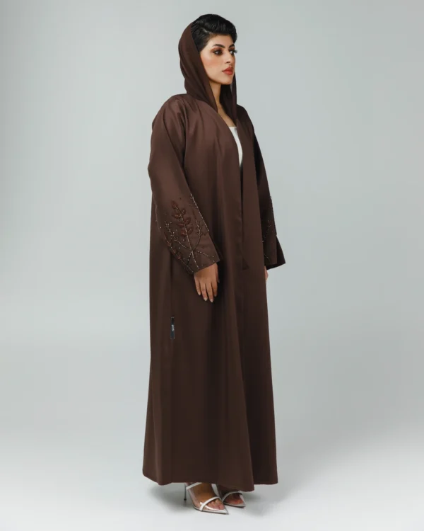 chic brown abaya