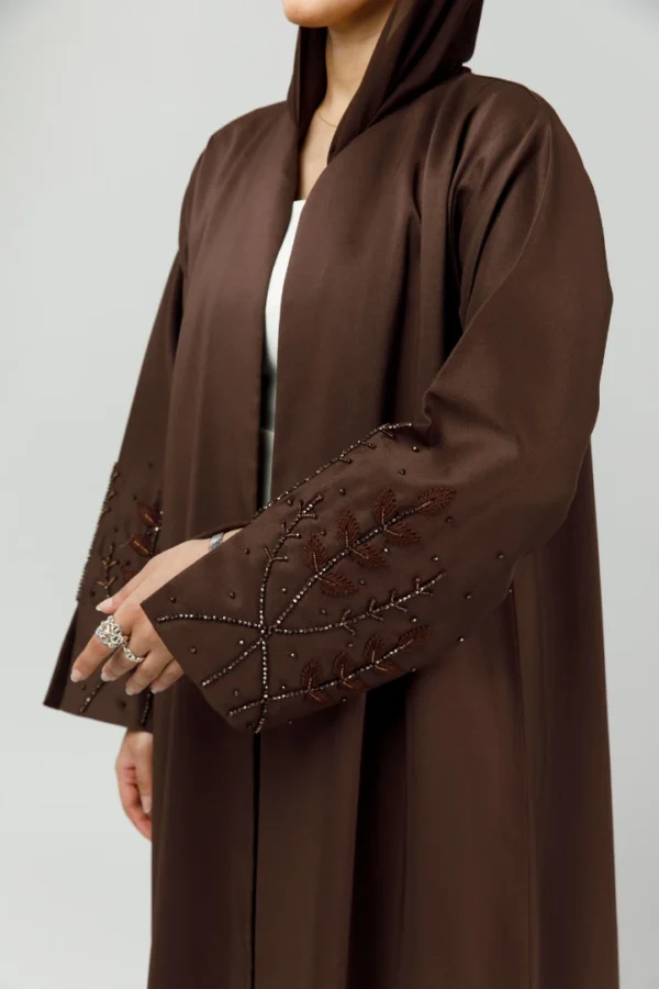 chic brown abaya