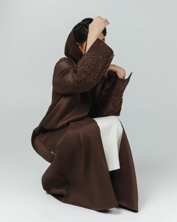 chic brown abaya